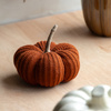 Autumn Knitted Pumpkin Rust 140x80mm