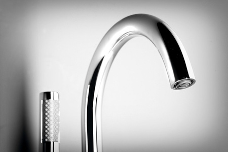 Bateria wannowa wolnostojąca, chrom