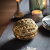 Vimola Lined Walnut Box with Lid 205x170x155mm