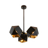 Lampa wisząca NEW GEOMETRY-3 czarno złota 45 cm