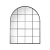 Lustro łukowe Hampstead, czarne, 760 x 950 mm