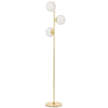 LAMPA STOJĄCA PODŁOGOWA KLASYCZNE ZŁOTO FREDICA W3