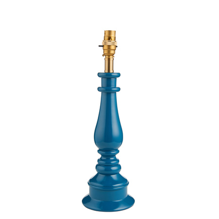 Abażur Myrtle – Marlin Blue, 12 × 12 × 38 cm