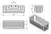 SMART półka, 252x86x102mm, czarny mat