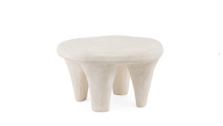 BIZZOTTO stolik kawowy ALBIN 66x60        beżowy