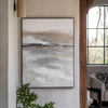 Obraz w ramie „Drift” – naturalny, 90 × 3,5 × 120 cm