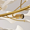 Lampa wisząca BOTANIKA 100 cm - złota, G9, regulowana, designerska