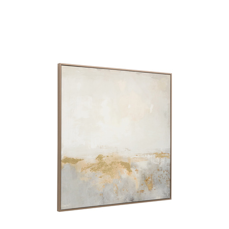 Obraz w ramie „Ethereal” – naturalny, 90 × 3 × 90 cm