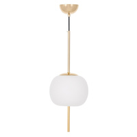 NOWOCZESNA LAMPA WISZĄCA ZŁOTA ALPINA D20