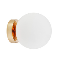 LAMPA ŚCIENNA KINKIET NOWOCZESNY ZŁOTY FREDICA