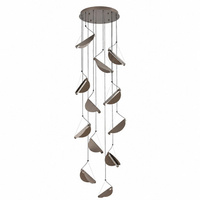 Lampa wisząca NAMI-12 - LED, szary szczotkowany