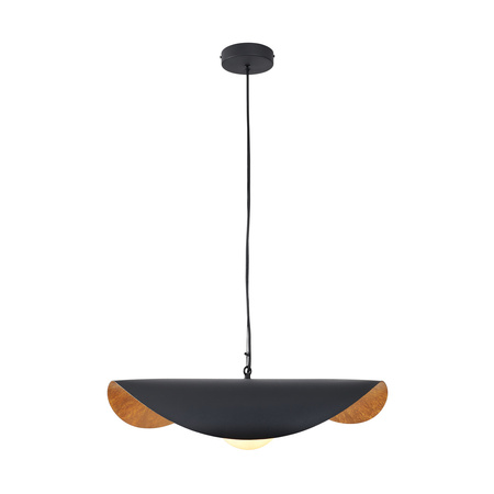 Lampa wisząca ENZO czarno złota 60 cm