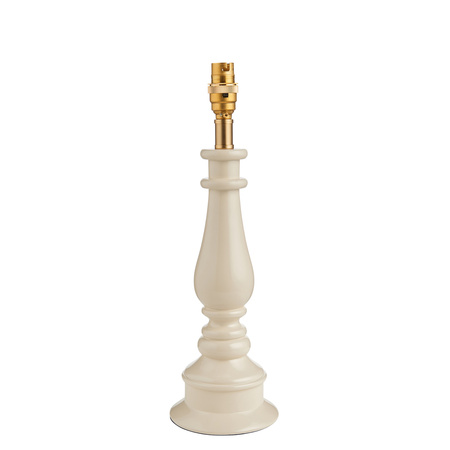 Myrtle Table Lamp Base Almond White