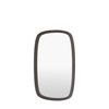 Bryce Capsule Mirror Black 600x30x400mm