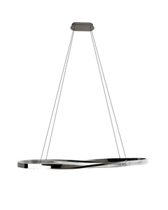 MOOSEE lampa wisząca ANILLO 120 czarny    chrom