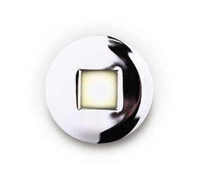 MAXLIGHT H0043 OPRAWA WPUSTOWA OKRĄGŁA IP65 CHROM