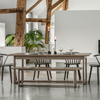Craft Ext Dining Table Smoked 2000/2500x950x750mm