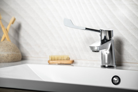 LEA bateria umywalkowa, Dźwignia medyczna, chrom