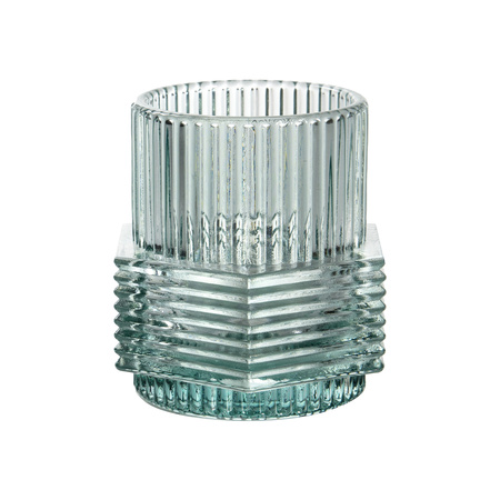 Prima Tealight Holder Blue (3pk) 80x80x80mm