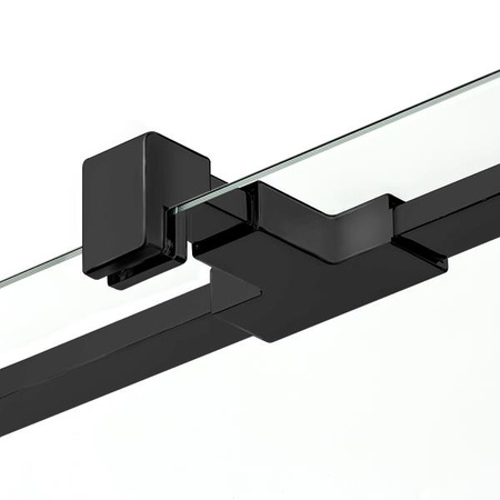 KABINA NEW SOLEO BLACK PROSTOKĄTNA U 70x100x195 CZYSTE 6mm ACTIVE SHIELD