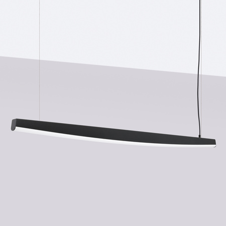 Lampa wisząca JORUN 150 czarna LED 3000K