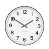 Whitby Wall Clock Black 50cm