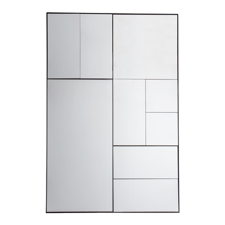 Czarne lustro Broadheath 810 x 1220 mm