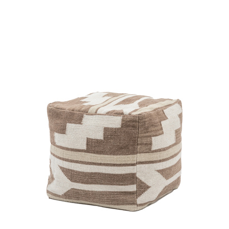 Falun Tonal Pouffe Biscuit 500x500x400mm