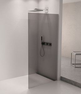 ARCHITEX zestaw do mocowania szkła podłoga-ściana, 1615x2105mm, polerowany aluminium
