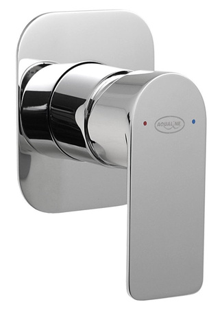 DAPHNE bateria prysznicowa podtynkowa, 1 wyjście, chrom