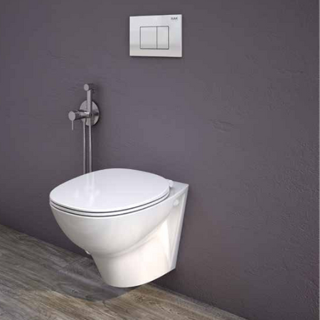 MORNING Miska WC podwiesz. Rimless 52x36,5 cm biały połysk