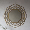 Lustro Estella złote 910 x 910 mm