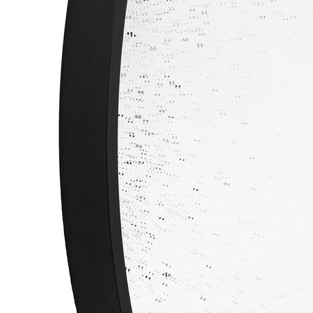 Yardley Convex Round Mirror Black 800mm