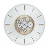Clocksmith Wall Clock Cog Ivory 21in