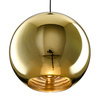 Lampa wisząca MIRROR GLOW - L złota 40 cm