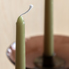 Tapered Dinner Candles Olive (8pk) 20x20x250mm