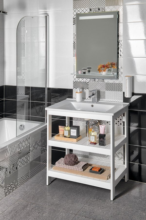 ETIDE szafka umywalkowa 71,5x86x44 cm, biały mat