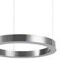 Lampa wisząca CIRCLE 60 cm - LED, ring nikiel szczotkowany