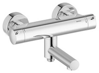 Iris Termostatyczna bateria prysznicowa z obrotową wylewką (Chrom)