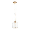 Ashcroft 1 Pendant Light Brushed Aged Brass