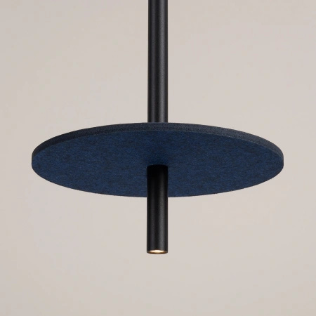 Lampa wisząca FELTRO 1 czarna/granatowa