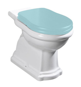RETRO misa do kompaktu WC 38,5x72cm, odpływ pionowy, biały