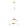Keller 4 Pendant Light Brushed Aged Brass