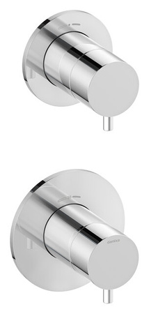 Zestaw termostatyczny 2-drożny chrom