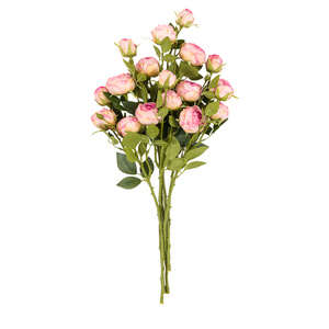Faux Stem Vintage Rose Pink 540mm (6pk)
