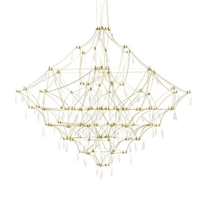 MOOSEE lampa wisząca CONSTELATION 120     GOLD - LED, stal szczotkowana