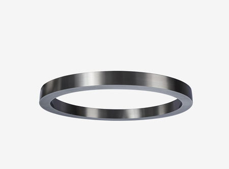 Lampa wisząca CIRCLE 60 cm - LED, ring tytan szczotkowany