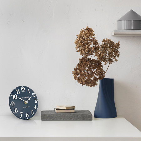 Arabic Mantel Clock Ink 6in
