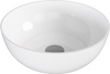 BANERA ROUND umywalka kompozytowa nablatowa, średnica 39cm, biały
