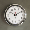 Winston Clock Chrome 410x80x410mm